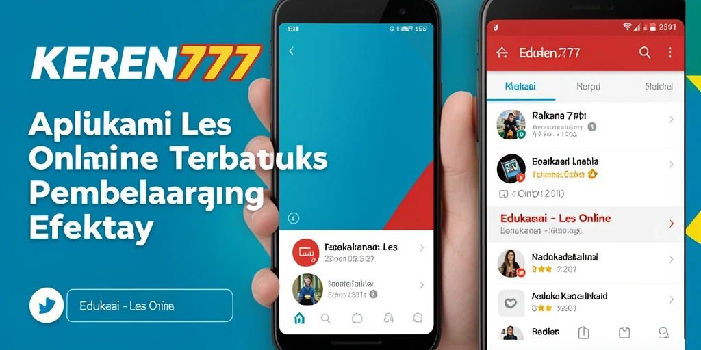 Tampilan antarmuka KEREN777 yang intuitif dan menarik untuk Les Online.