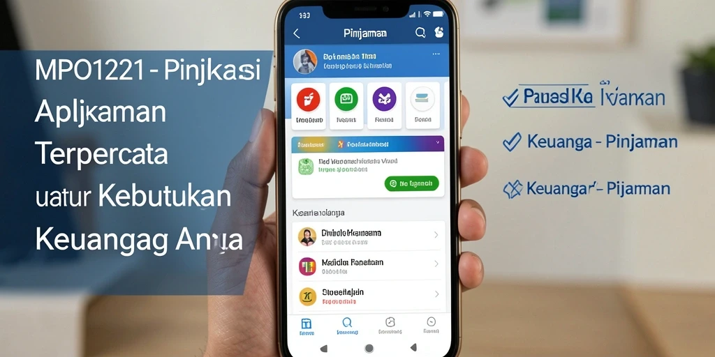 Antarmuka MPO1221 yang user-friendly dan berfungsi dalam pinjaman.