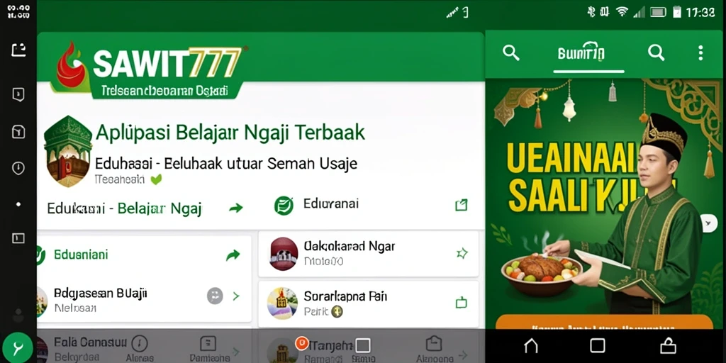 Antarmuka SAWIT777 yang intuitif untuk belajar ngaji.