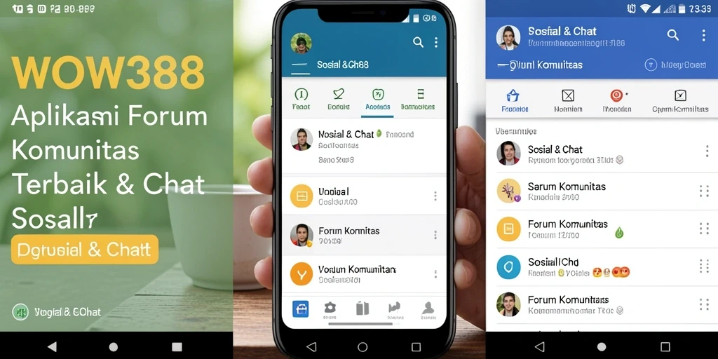 Antarmuka WOW388 yang ramah pengguna untuk Forum Komunitas.